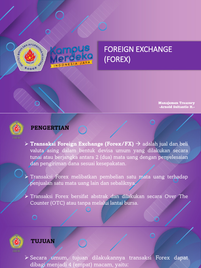 Pemahaman Dasar Forex dan Currency | PDF