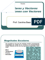 Vectores Escalares y Vectoriales PPT - Fisica 1