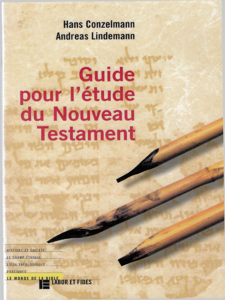H Conzelmann-A Lindemann - Guide Pour L'etude Du Nouveau Testament | PDF