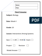 80G10 Biology Interactions Among Systems HW 60099