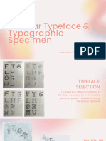 Modular Typeface & Typographic Specimen
