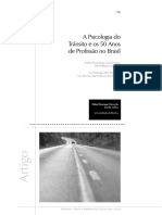 A Psi Do Trânsito e Os 50 Anos de Profissão No Brasil Artigo 2012