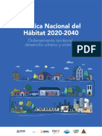Politica Nacional Del Habitat 2020 2040