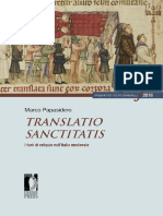 Translatio Sanctitatis Italia Medievale