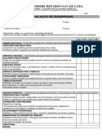 Formulário Avaliação de Desempenho