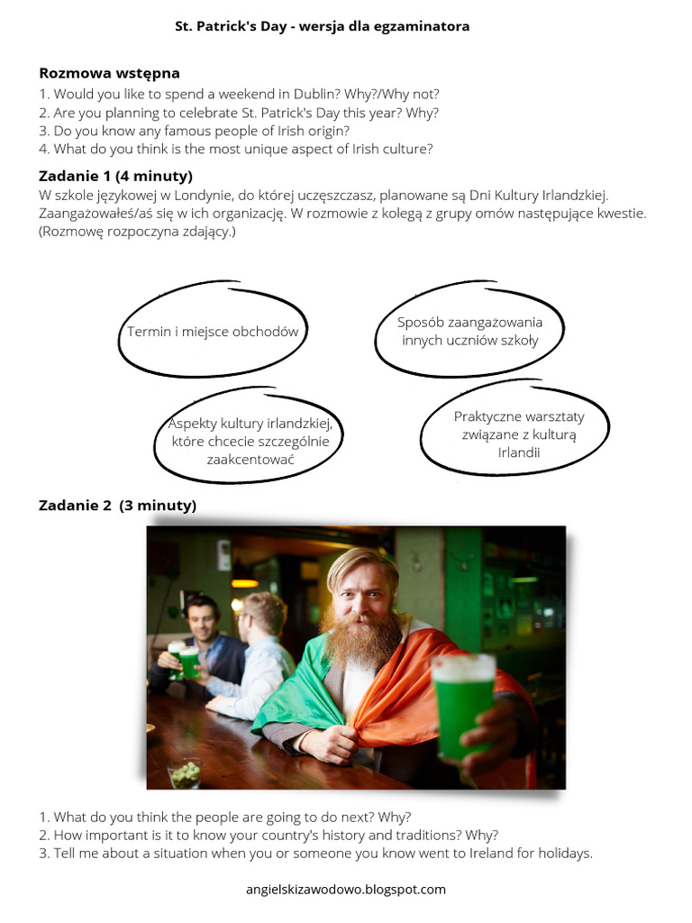 St. Patrick Oral Exam | PDF