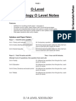 Sociology Olevels NOTES A4-Compressed