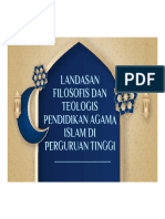 Landasan Filosofis Dan Teologis PAI Di PT