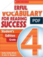 Powerful Vocabulary for Reading Success Students Edition Grade 4