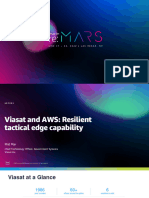 Viasat and AWS Resilient Tactical Edge Capability SPC303