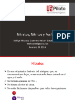 Exposición Nitratos Nitritos y Fosfatos