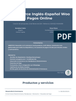 E-Commerce Inglés-Español Woo + Pagos Online