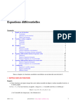 Fonctions - Intégration - Equa Dif