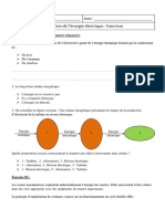 Production de L Energie Electrique Exercices