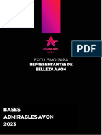 Bases Admirables Representantes 2023 Avon MX