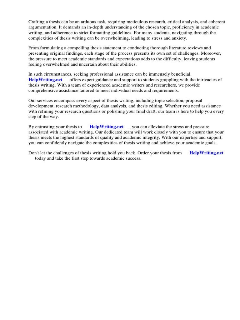 How To Make A Thesis Youtube | PDF