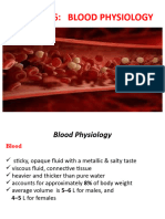 Physiology Chapter 3 Blood