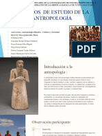 Los Métodos de Estudio de La Antropología