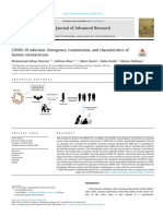 COVID-19 infection Emergence, transmission, and characteristics of human coronaviruses