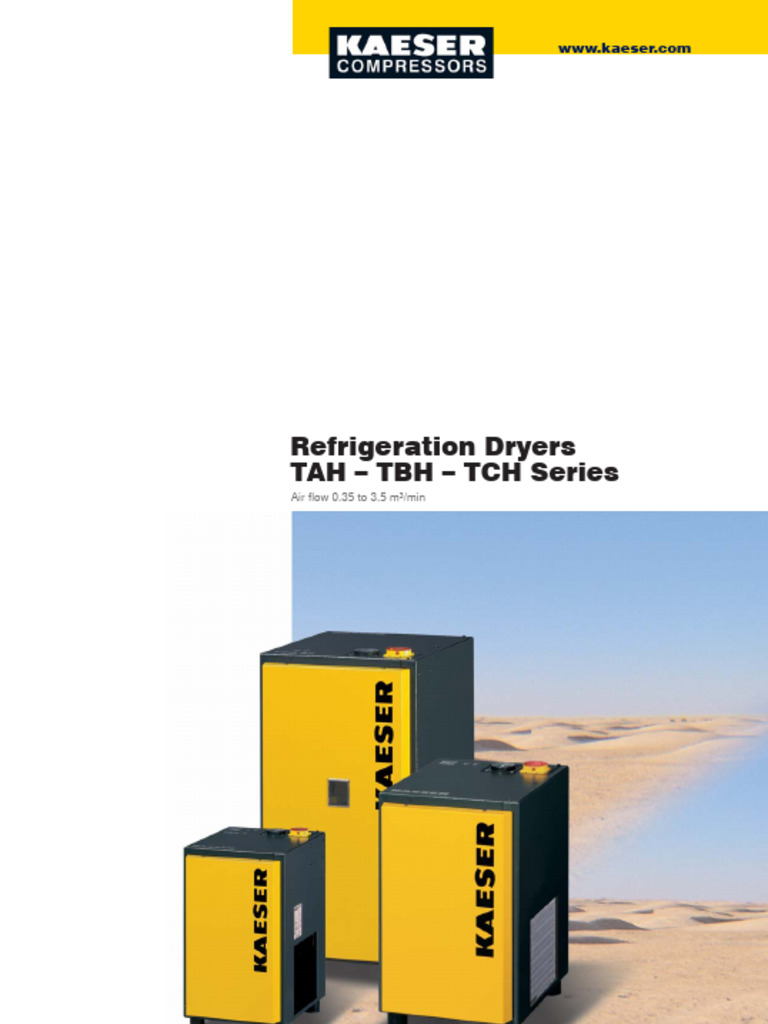 Kaeser Refrigeration Dryers Overview | PDF | Heat Exchanger | Clothes Dryer
