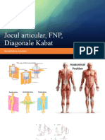 Jocul Articular J FNP J Diagonale