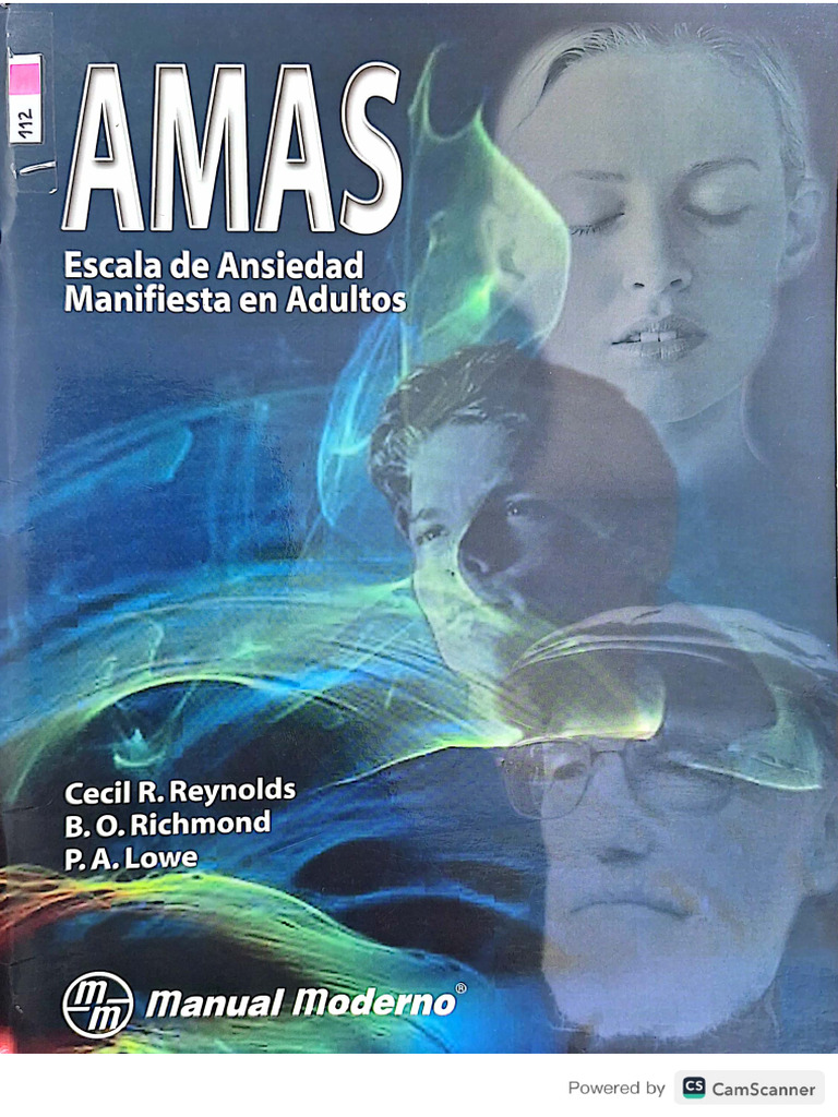 AMAS - Escala de Ansiedad Manifiesta en Adultos | PDF