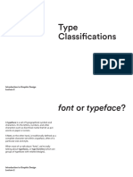 Type Classifications: Introduction To Graphic Design