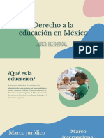 Derecho A La Educación en México