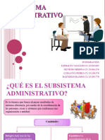 Subsistema Administrativo