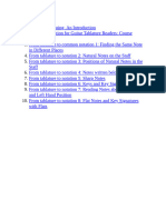 Common Notation For Guitar Tablature Readers