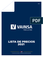 Lista de Precio VAINSA - V05 - 2021