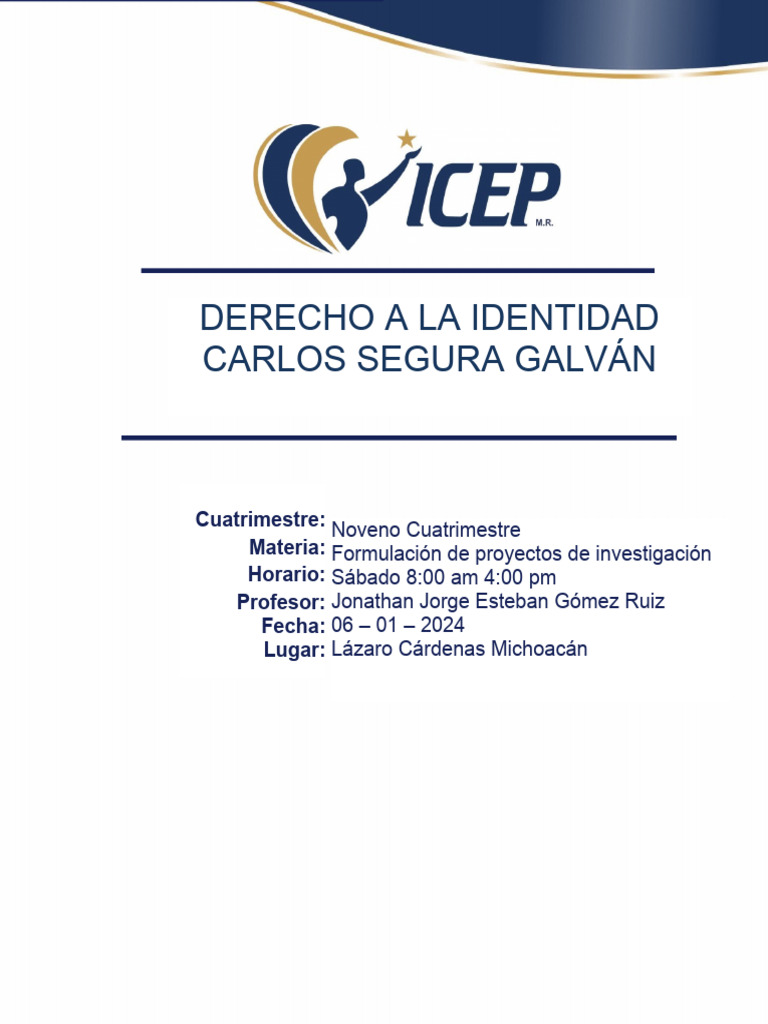 Tesis Derecho Al Identidad | PDF | Convenio europeo de derechos humanos ...