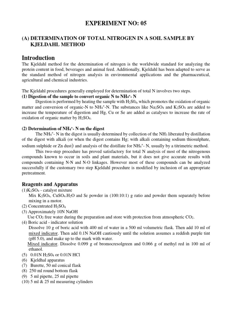 Exp 05 | PDF | Ammonia | Physical Chemistry