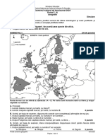 E D Geografie 2024 Var Simulare LRO