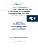 Prevalencia - Enfermedades - Cardiovasculares - Relación - Indice - Masa - Corporal - PDF - Resumen