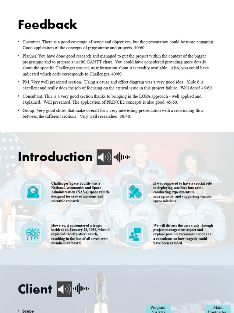 Challenger Disaster Project Analysis | PDF | Space Shuttle Challenger ...