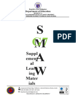 Grade 7 Shielded Metal Arc Welding (SMAW) Supplementary Learning Material