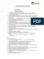 Guía de Estudio para Examen de Bioquímica Carbohidratos, Lipidos, Proteinas, Ácidos Nucleicos y Enzimas