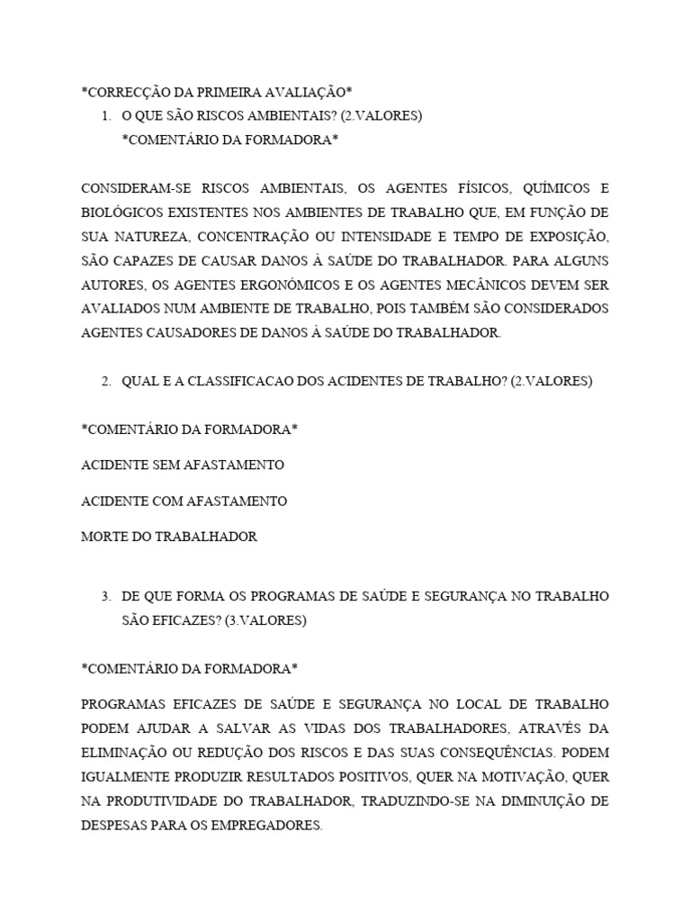 Riscos Ambientais e Segurança no Trabalho | PDF | Cor