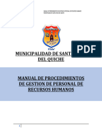 Manual de Procedimientos R. R. H. H.