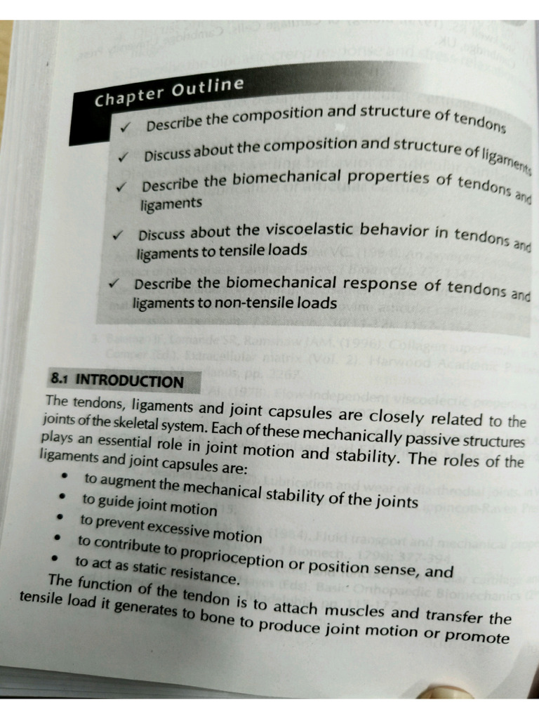 Biomechanics of Tendon and Ligaments | PDF