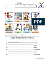 Modal Verb Can-Cant