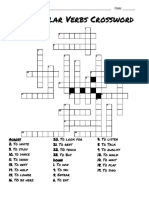 Ar Regular Verbs Crossword 19a1f6 6162e309