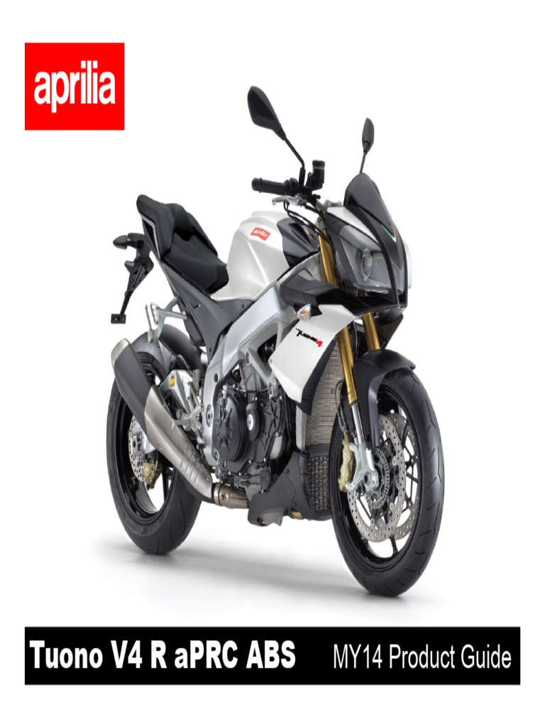 2014 Aprilia Tuono V4 R Overview | PDF | Anti Lock Braking System | Engines