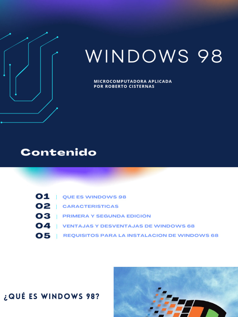 Características y Requisitos de Windows 98 | PDF | Microsoft Windows ...