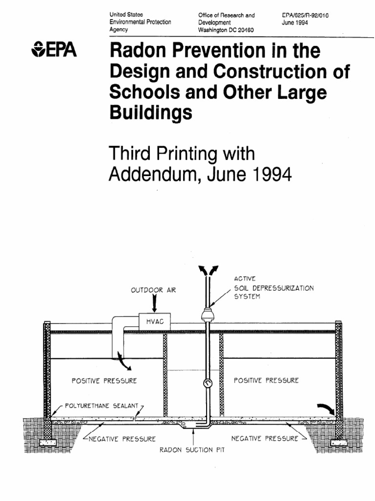 Radon Prevention in School Design | PDF | United States Environmental ...