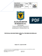 PPMQ-PT-009-V2 Protocolo de Monitoreo Satelital Por Medio de Modulos GPS