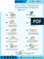 Poster Cuci Tangan Cetak