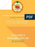 Análisis y Descripción de Puestos