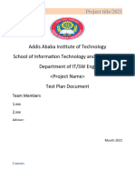 TestPlanDocument Template